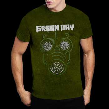 Merch Green Day: Tričko Gas Mask 