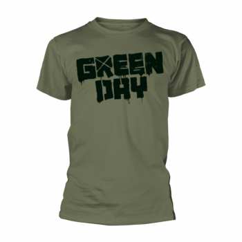 Merch Green Day: Tričko Logo Green Day - 21st Century Breakdown (green)
