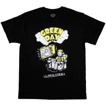 Merch Green Day: Green Day Unisex T-shirt: Longview Doodle (medium) M