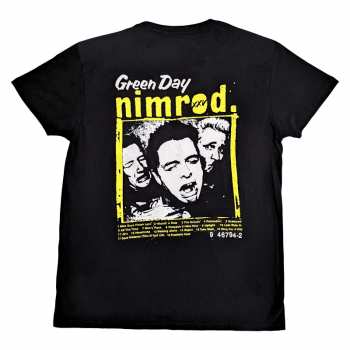 Merch Green Day: Green Day Unisex T-shirt: Nimrod Breast Print (back Print) (small) S