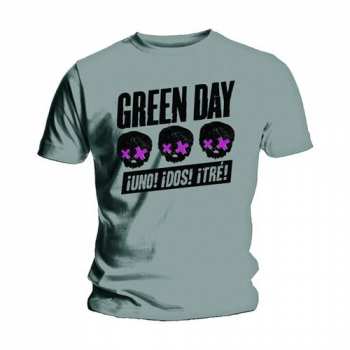 Merch Green Day: Tričko Three Heads Better Than One 