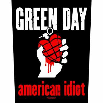 Merch Green Day: Zádová Nášivka American Idiot