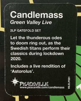 2LP Candlemass: Green Valley Live 15019