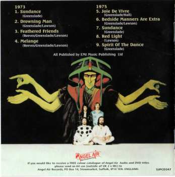 CD Greenslade: Live 1973-1975 455282