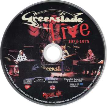 CD Greenslade: Live 1973-1975 455282