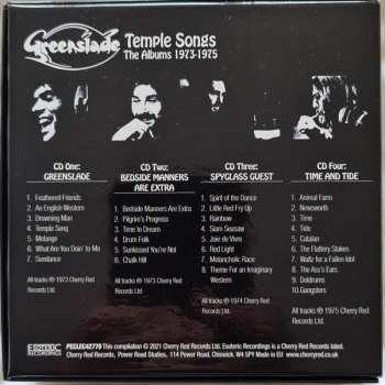 4CD/Box Set Greenslade: Temple Songs (The Albums 1973-1975) 94671
