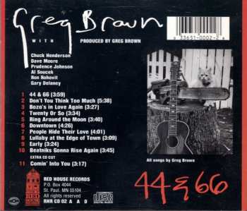 CD Greg Brown: 44 & 66 407297