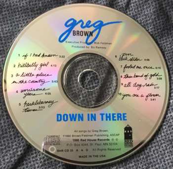 CD Greg Brown: Down In There 403472