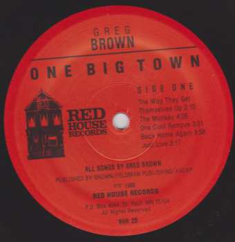 LP Greg Brown: One Big Town 480588