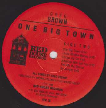 LP Greg Brown: One Big Town 480588