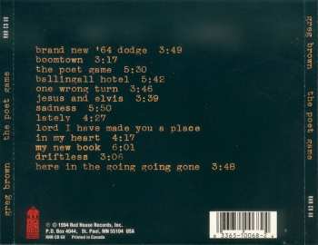 CD Greg Brown: The Poet Game 348599