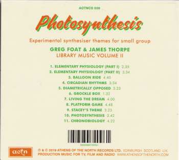 CD Greg Foat: Photosynthesis 495419