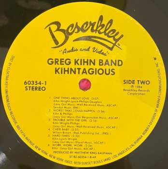 LP Greg Kihn Band: Kihntagious 374580