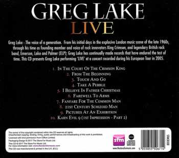 CD Greg Lake: Live 257520