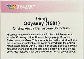 LP Greg: Odyssey (Original Amiga Demoscene Soundtrack) LTD 403424