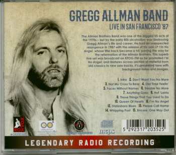 CD The Gregg Allman Band: Live In San Francisco '87 512934