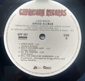 LP Gregg Allman: Laid Back LTD 538962
