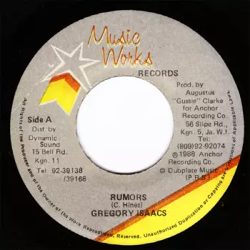 Gregory Isaacs: Rumors