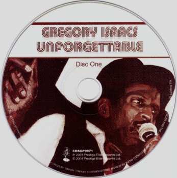 CD Gregory Isaacs: Unforgettable 195050