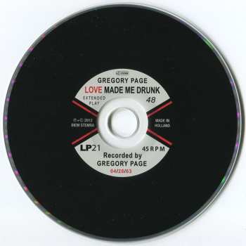 CD Gregory Page: Love Made Me Drunk 106228