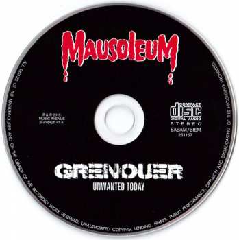 CD Grenouer: Unwanted Today 252092