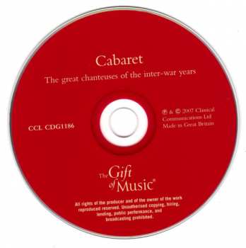 CD Greta Keller:  Cabaret [The Great Chanteuses Of The Inter-War Years] 319615
