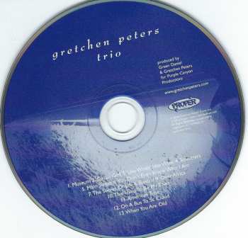 CD Gretchen Peters: Trio 378638