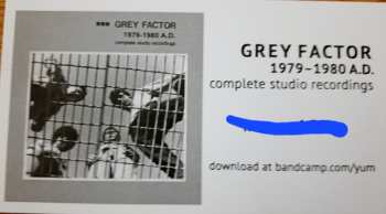 LP Grey Factor: 1979-1980 A.D. (Complete Studio Recordings) CLR | LTD 493269