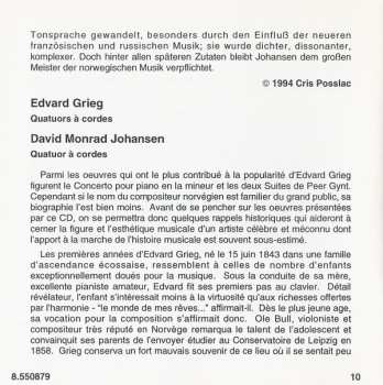CD Edvard Grieg: String Quartets: G Minor, Op. 27 • F Major / String Quartet, Op. 36 451308