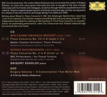 CD/DVD Grigory Sokolov: Concertos & "A Conversation That Never Was" (A Film By Nadia Zhdanova) 45767
