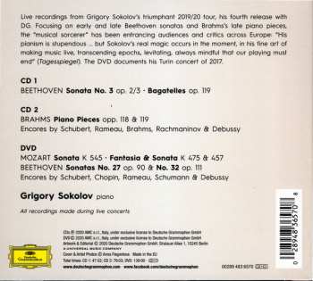 2CD/DVD Grigory Sokolov: Grigory Sokolov - Beethoven • Brahms • Mozart 114194