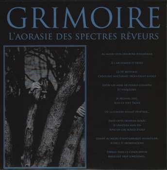 CD Grimoire: L'Aorasie Des Spectres Rêveurs LTD 422968