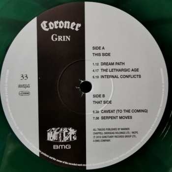 2LP Coroner: Grin CLR 15050