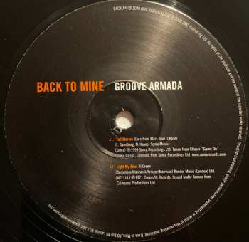 3LP Groove Armada: Back To Mine 541661