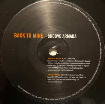 3LP Groove Armada: Back To Mine 541661