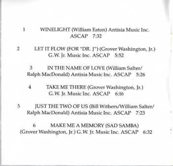 CD Grover Washington, Jr.: Winelight