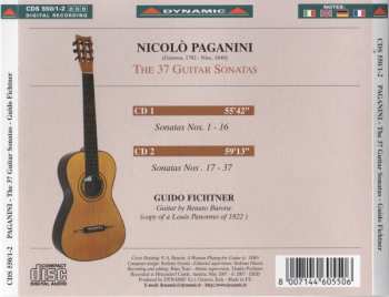2CD Guido Fichtner: Paganini: The 37 Guitar Sonatas 373253
