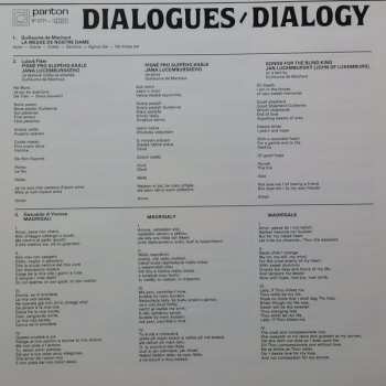 LP Guillaume de Machaut: Dialogues 117479