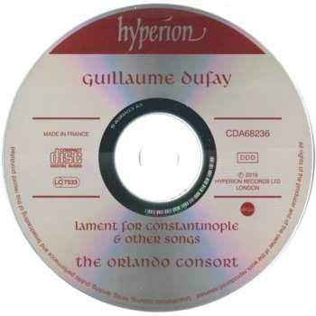 CD Guillaume Dufay: Lament For Constantinople & Other Songs 330522