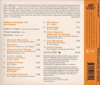 CD Guillermo Gregorio Trio: Red Cube(d) 303148