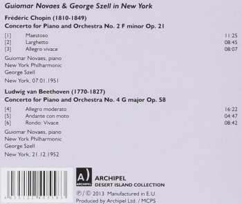 CD Guiomar Novaes: Guiomar Novaes & George Szell In New York 442570