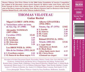 CD Thomas Viloteau: Guitar Recital 370732