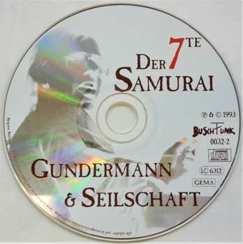 CD Gundermann & Seilschaft: Der 7te Samurai 179512