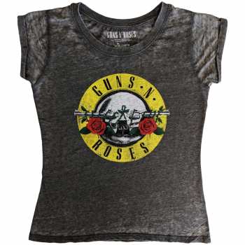 Merch Guns N' Roses: Guns N' Roses Ladies T-shirt: Classic Logo (burnout) (xx-large) XXL