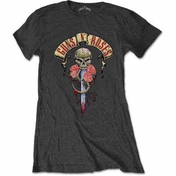 Merch Guns N' Roses: Dámské Tričko Dripping Dagger  S