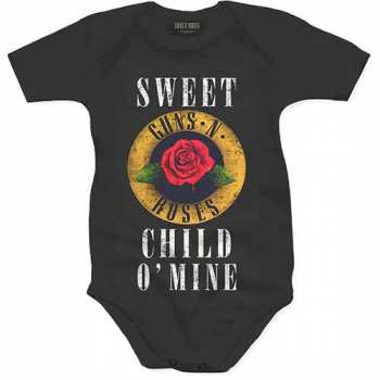 Merch Guns N' Roses: Dětské Body Child O' Mine Rose  12 měsíců