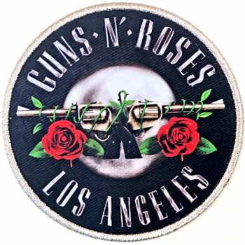 Merch Guns N' Roses: Nášivka Los Angeles Silver