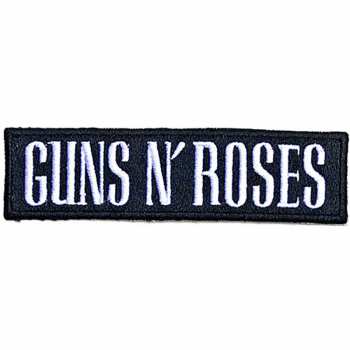 Merch Guns N' Roses: Nášivka Text Logo Guns N' Roses