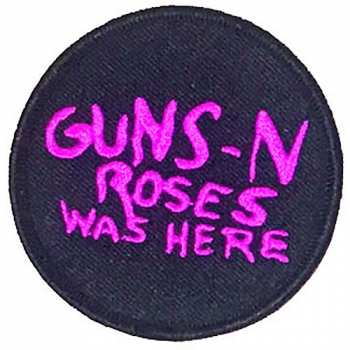 Merch Guns N' Roses: Nášivka Was Here