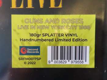 LP Guns N' Roses: Live (New York City 1988) CLR